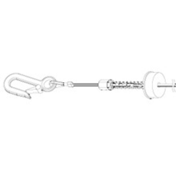 STD CABLE - STD HOOK - [7 FT.][2.1M] - JKL, Woodhead, Mfr#: CBALT7